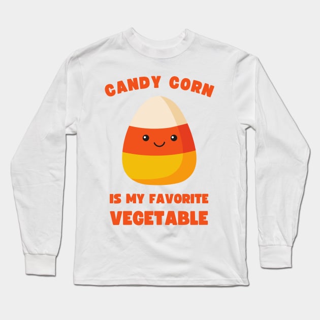 LAZY COSTUME CANDY CORN IS MY FAVORITE VEGETABLE Long Sleeve T-Shirt by apparel.tolove@gmail.com